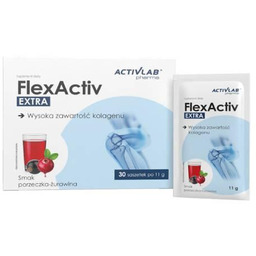Activlab Pharma FlexActiv EXTRA porzeczka-żurawina, 30 sasz. -