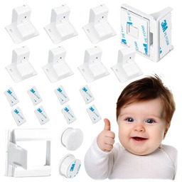 RICOKIDS Magnetyczne zabezpieczenie szafek 798010 (8 szt.)