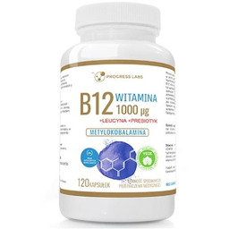 Progress Labs Witamina B12 1000 g + Leucyna