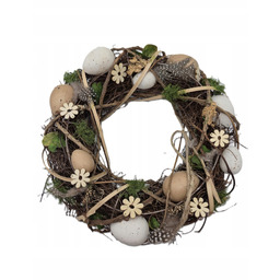 Wianek wielkanocny wierzbowy 30 cm – naturalny stroik