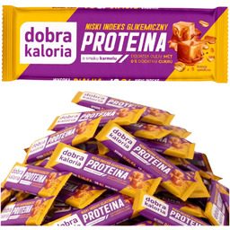 Baton proteinowy Karmel z MCT Dobra Kaloria 20szt
