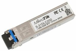 Moduł SFP Mikrotik S-31DLC20D LC 1,25 Gbps SFP