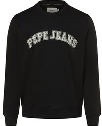 Pepe Jeans Męska bluza nierozpinana Mężczyźni Bawełna czarny