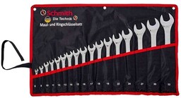SCHMITH Zestaw kluczy płasko-oczkowych SQKPO-02 (17 elementów)