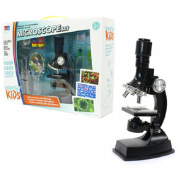 Mikroskop 900x Zestaw Dla Dzieci Mały Naukowiec