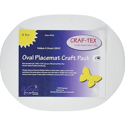 Bosal Craf-Tex owalne podkładki rzemieślnicze, 4 sztuki, 4