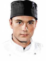 LH-SKULLER - Krótka czapka kucharska z serii Chefs