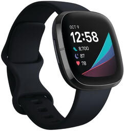 Smartwatch Fitbit Sense czarny