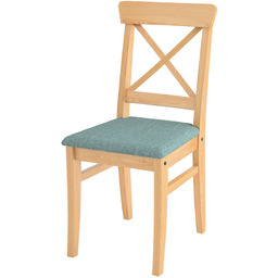 Pokrowiec na krzesło Ingolf z tapicerowanym siedziskiem, szary