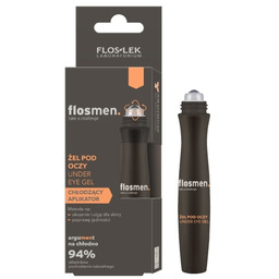 Żel pod oczy z chłodzącym aplikatorem FLOSMEN, 15ml