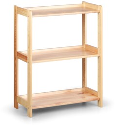 Drewniany regał, 3 półki, 890x680x335 mm