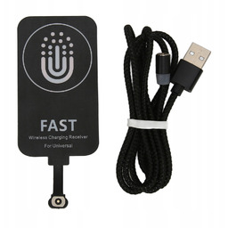 Adapter Odbiornik Ładowania Indukcyjnego Usb-c 5V Z Zasysaniem