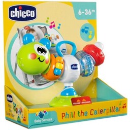 CHICCO Zabawka interaktywna Baby Senses Gąsienica na krzesełko