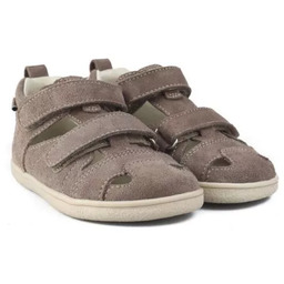 MIDO 185/285 GREIGE sandały barefoot dziecięce zabudowane sandałki