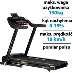 Bieżnia elektryczna HMS BE5856 1470W 18km/h
