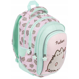 Plecak szkolny kotek Pusheen różowo miętowy dla dziewczynki