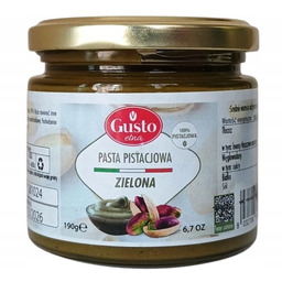 Pasta pistacjowa 100%, 190g Gusto Etna do kremów