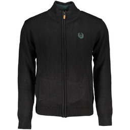 CZARNY bluza na zamek MĘSKI GIAN MARCO VENTURI