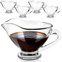 Sosjerka szklana 200 ml 5 szt.