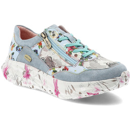 Laura Vita Sneakersy damskie, sznurowana cholewka z dekoracyjnym