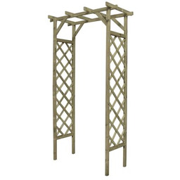 Pergola podwójna prosta 60 x 120 x 212