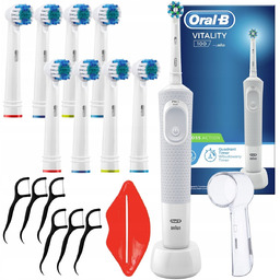 Szczoteczka elektryczna ORAL-B Vitality 100 - biała końcówki