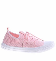 Różowe trampki damskie slip on