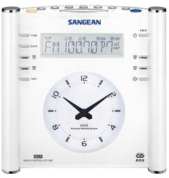 Sangean ATOMIC 30 RCR-3 Radio FM Biały Radioodbiornik