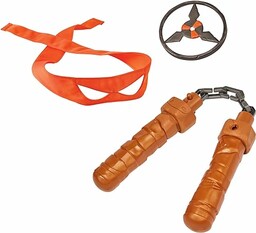 Wojownicze Żółwie Ninja Reveal Michelangelo''s Nunchaku, Zestaw