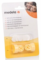 Komplet akcesoriów MEDELA : 2 ZAWORKI + 6