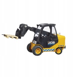 Wózek widłowy Jcb z ładowaczem Bruder 02512 seria