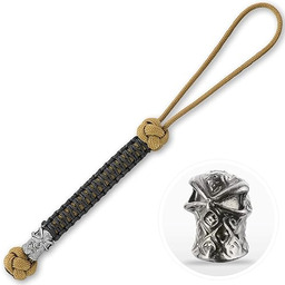M-Tac Smycze do noży z czaszką z koralikami