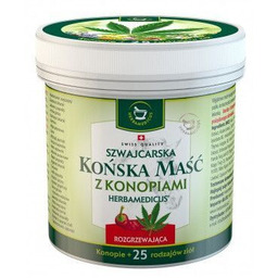 Maść Końska z konopiami Rozgrzewająca, 500 ml /Herbamedicus/