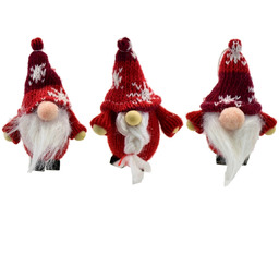 Zestaw ozdób świątecznych Knitting gnomes, 3 szt.