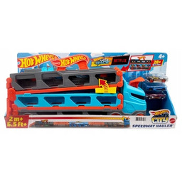Hot Wheels Transporter Autek 2w1 Rozkładane Tory Wyścigowe