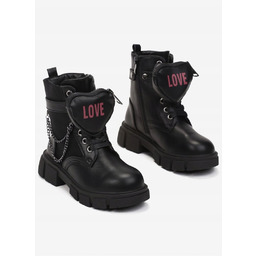 botki dziecięce worker Seastar czarne jesień zima rozmiar