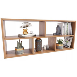 Półka Teo olcha regał na książki szafka