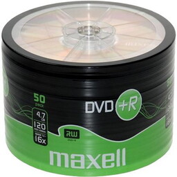 Płyty DVD+R 4,7GB 16X MAXELL 275736 SP50