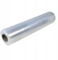 FOLIA STRETCH TRANSPARENTNA 3,0 KG NETTO CIENKA GILZA