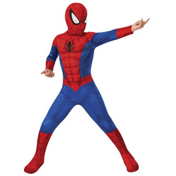 Rubie''s Spider-Man, Klasyczny kostium chłopców Spider-Mana, Niebieski/Czerwony, 7-8