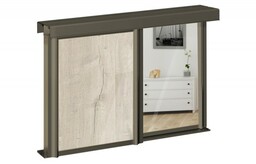 Zestaw do zabudowy szaf 2-skrzydłowych przesuwnych Mantion MARS