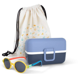 Zestaw wakacyjny Monbento lunchbox + okulary + worek