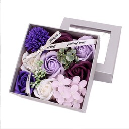 Flower Box Mydlane Róże Kwiaty Na Prezent Dzień