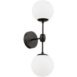 KINKIET LAMPA ŚCIENNA LOFT CZARNO-BIAŁA ZODIAK W2