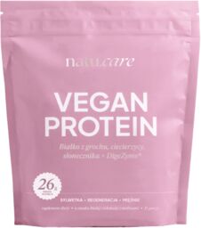 Natu Care Vegan Protein, białko, smak białej czekolady