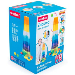 DUMEL Zabawka edukacyjna Winfun Kubeczkowa Zjeżdżalnia WF 30405