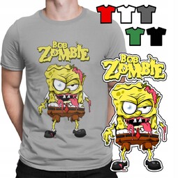 Koszulka t-shirt męski wybór - spongebob zombie zabawne