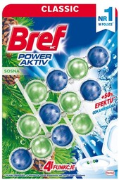 Bref Power Aktiv Kostka do WC Sosna 3x