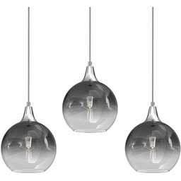 Wisząca lampa Monte MLP8322 Milagro szklane kule przydymione