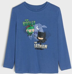 Sinsay - Koszulka Batman - Granatowy